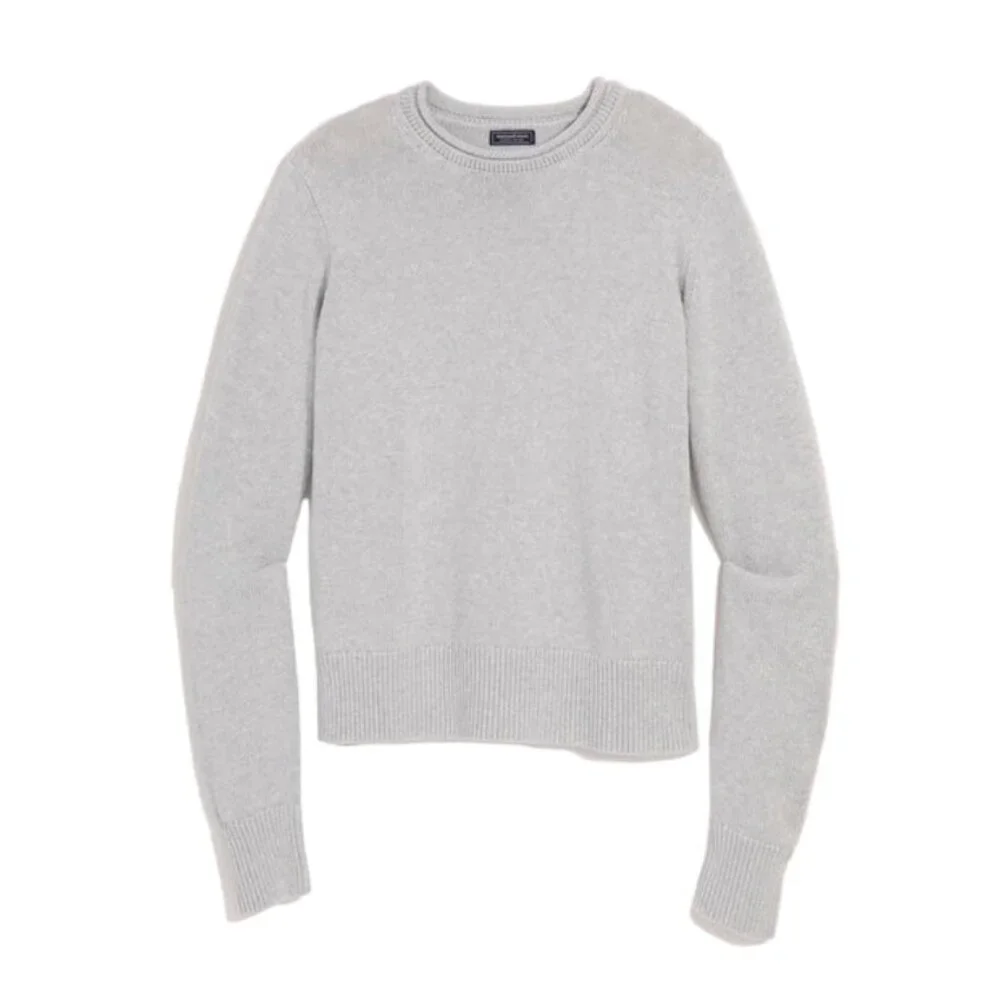 vineyard vines Katie Cotton Rollneck Sweater Sz XS Grey